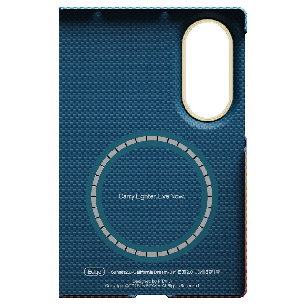 Pitaka รุ่น Edge Case (Aaron Button) - เคสฝาหลัง Galaxy Z Fold 8 - สี California Dream-01 4 Pitaka รุ่น Edge Case (Aaron Button) - เคสฝาหลัง Galaxy Z Fold 8 - สี California Dream-01 - Image 4