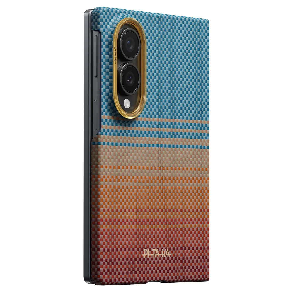 Pitaka รุ่น Edge Case (Aaron Button) - เคสฝาหลัง Galaxy Z Fold 8 - สี California Dream-01 2 Pitaka รุ่น Edge Case (Aaron Button) - เคสฝาหลัง Galaxy Z Fold 8 - สี California Dream-01 - Image 2
