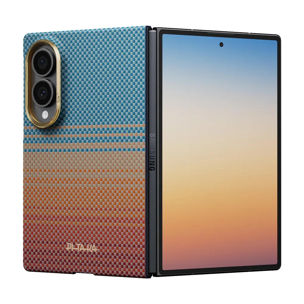 Pitaka รุ่น Edge Case (Aaron Button) - เคสฝาหลัง Galaxy Z Fold 8 - สี California Dream-01 8 Pitaka รุ่น Edge Case (Aaron Button) - เคสฝาหลัง Galaxy Z Fold 8 - สี California Dream-01 - Image 8