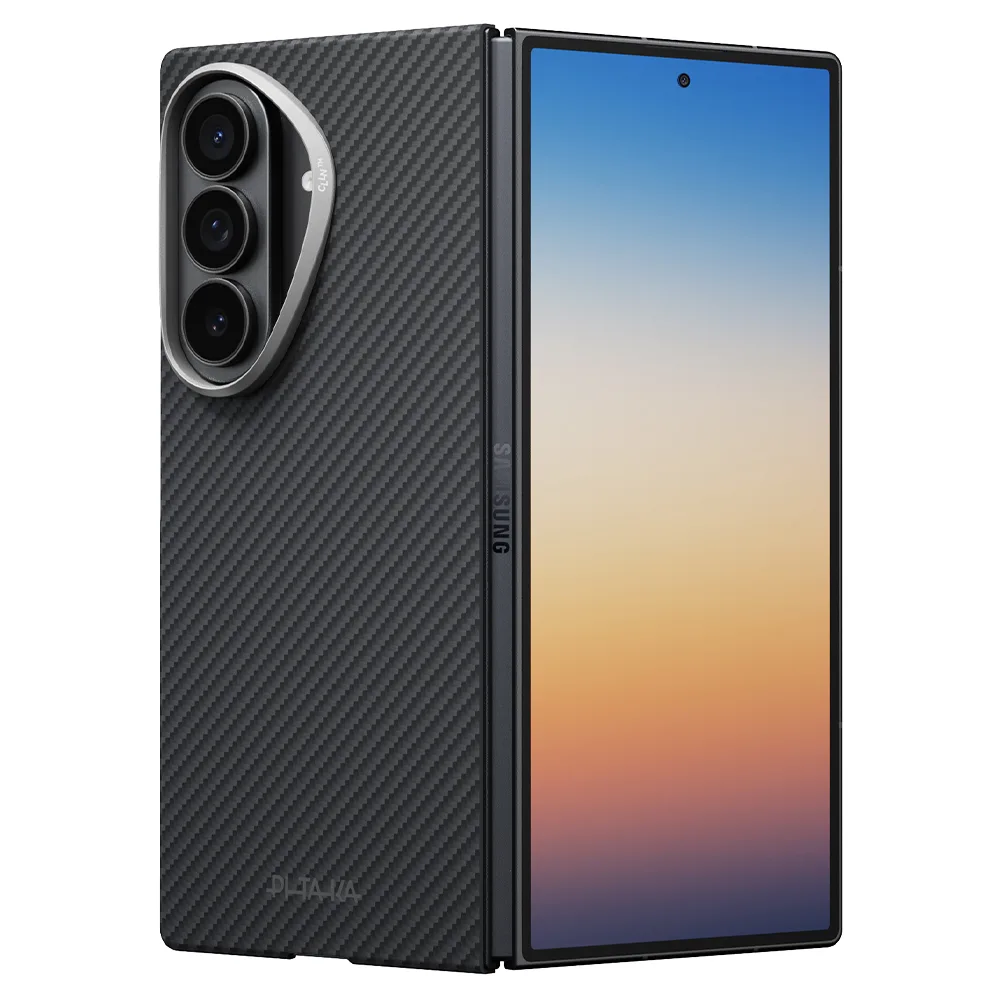 Pitaka รุ่น Edge Case (Aaron Button) - เคสฝาหลัง Galaxy Z Fold 8 Ultra - สี Black/Grey 8 Pitaka รุ่น Edge Case (Aaron Button) - เคสฝาหลัง Galaxy Z Fold 8 Ultra - สี Black/Grey - Image 8