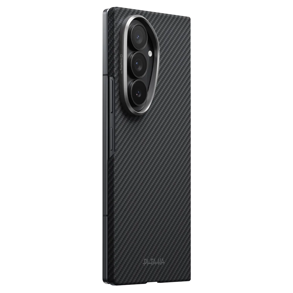 Pitaka รุ่น Edge Case (Aaron Button) - เคสฝาหลัง Galaxy Z Fold 8 Ultra - สี Black/Grey 2 Pitaka รุ่น Edge Case (Aaron Button) - เคสฝาหลัง Galaxy Z Fold 8 Ultra - สี Black/Grey - Image 2