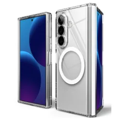 Ringke รุ่น Fusion Flap Magnetic - เคส Galaxy Z Fold 8 Ultra - สี Clear
