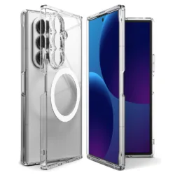 Ringke รุ่น Fusion Magnetic - เคส Galaxy Z Fold 8 Ultra - สี Clear
