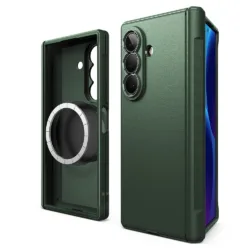 Ringke รุ่น Onyx Flap Magnetic - เคส Galaxy Z Fold 8 Ultra - สี Dark Green