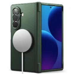 Ringke รุ่น Onyx Flap Magnetic - เคส Galaxy Z Fold 8 Ultra - สี Dark Green