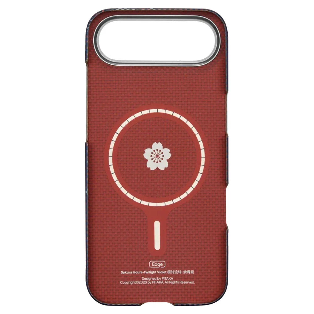 Pitaka รุ่น Sakura Hours Edge Case - เคส iPhone 17 Air - สี Twilight Violet 3 Pitaka รุ่น Sakura Hours Edge Case - เคส iPhone 17 Air - สี Twilight Violet - Image 3