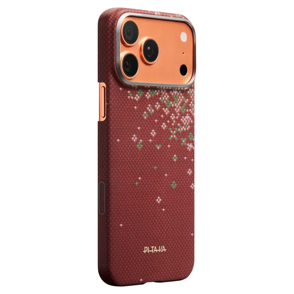 Pitaka รุ่น Sakura Hours Edge Case - เคส iPhone 17 Pro Max - สี Daybreak Red 2 Pitaka รุ่น Sakura Hours Edge Case - เคส iPhone 17 Pro Max - สี Daybreak Red - Image 2