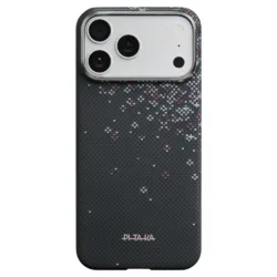 Pitaka รุ่น Sakura Hours Edge Case - เคส iPhone 17 Pro Max - สี Midnight Black