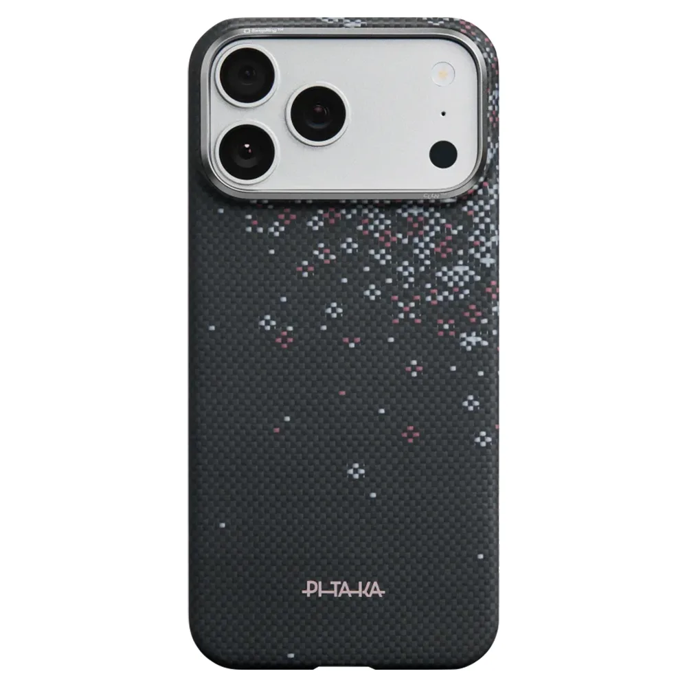 Pitaka รุ่น Sakura Hours Edge Case - เคส iPhone 17 Pro - สี Midnight Black 1 Pitaka รุ่น Sakura Hours Edge Case - เคส iPhone 17 Pro - สี Midnight Black