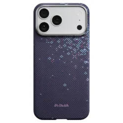 Pitaka รุ่น Sakura Hours Edge Case - เคส iPhone 17 Pro - สี Twilight Violet