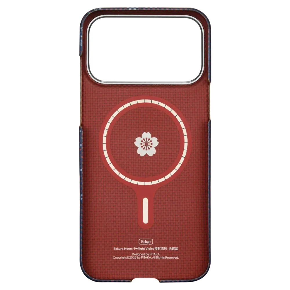 Pitaka รุ่น Sakura Hours Edge Case - เคส iPhone 17 Pro Max - สี Twilight Violet 3 Pitaka รุ่น Sakura Hours Edge Case - เคส iPhone 17 Pro Max - สี Twilight Violet - Image 3