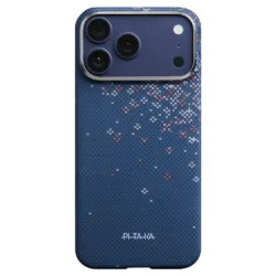 Pitaka รุ่น Sakura Hours Edge Case - เคส iPhone 17 Pro - สี Nightfall Blue