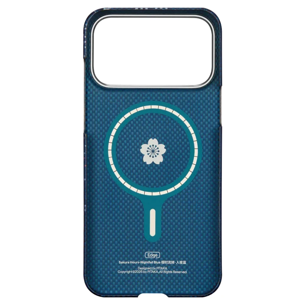 Pitaka รุ่น Sakura Hours Edge Case - เคส iPhone 17 Pro Max - สี Nightfall Blue 3 Pitaka รุ่น Sakura Hours Edge Case - เคส iPhone 17 Pro Max - สี Nightfall Blue - Image 3