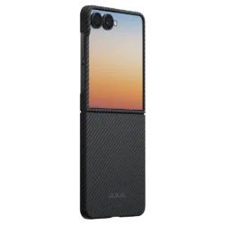Pitaka รุ่น Edge Case - เคส Galaxy Z Flip 8 - สี Black/Grey