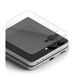 Ringke รุ่น Tempered Glass Pro - ฟิล์มกระจก Galaxy Z Flip 8 (ฟิล์ม2ชิ้น)