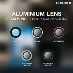 Hishield รุ่น Aluminum Lens - กระจกเลนส์กล้อง Galaxy Z Fold 8