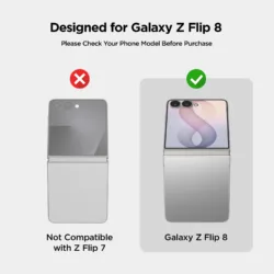 VRS รุ่น Modern Go - เคส Galaxy Z Flip 8 - สี Black