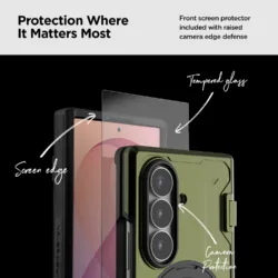 VRS รุ่น Active - เคส Galaxy Z Fold 8 Ultra - สี Tactical Olive