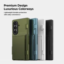 VRS รุ่น Modern Go - เคส Galaxy Z Fold 8 Ultra - สี Cream