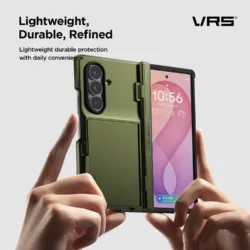VRS รุ่น Modern Go - เคส Galaxy Z Fold 8 Ultra - สี Cream