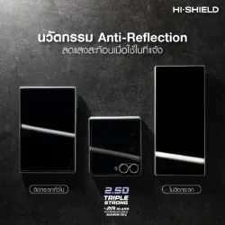 Hishield รุ่น 2.5D Triple Strong AR - ฟิล์มกระจก Galaxy Z Fold 8