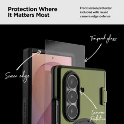 VRS รุ่น QuickStand Pro - เคส Galaxy Z Fold 8 Ultra - สี Tactical Olive