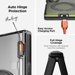 VRS รุ่น QuickStand Pro - เคส Galaxy Z Fold 8 - สี Black