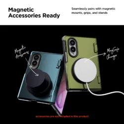 VRS รุ่น QuickStand Pro - เคส Galaxy Z Fold 8 - สี Black