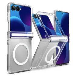 Ringke รุ่น Fusion Flap Magnetic - เคส Galaxy Z Flip 8 - สี Clear