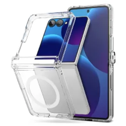 Ringke รุ่น Fusion Flap Magnetic - เคส Galaxy Z Flip 8 - สี Clear