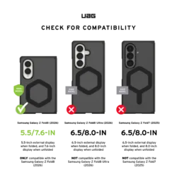 UAG รุ่น Mouve XTE (Magnetic) - เคส Galaxy Z Fold 8 - สี Ash 31 UAG รุ่น Mouve XTE (Magnetic) - เคส Galaxy Z Fold 8 - สี Ash