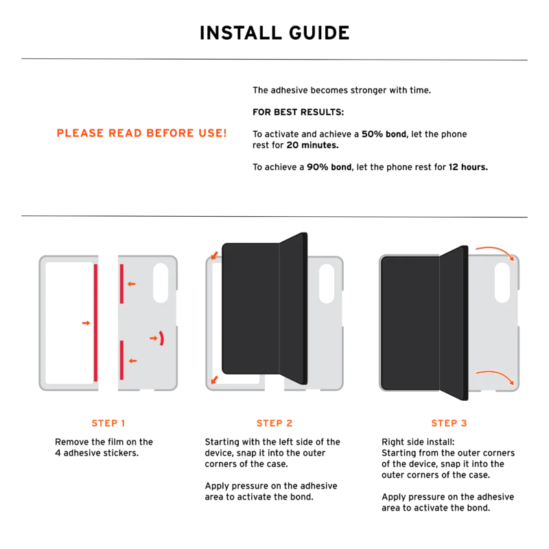 UAG รุ่น Mouve XTE (Magnetic) - เคส Galaxy Z Fold 8 Ultra - สี Ash
