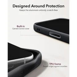 ESR รุ่น Leather Stash Stand (Camera Control) - เคส iPhone 18 Pro / 17 Pro - สี Black