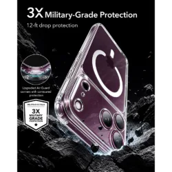 ESR รุ่น Classic Hybrid (Camera Control) - เคส iPhone 18 Pro / 17 Pro - สี Clear