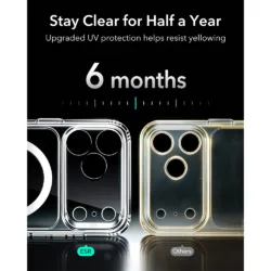 ESR รุ่น Classic Hybrid (Camera Control) - เคส iPhone 18 Pro / 17 Pro - สี Clear
