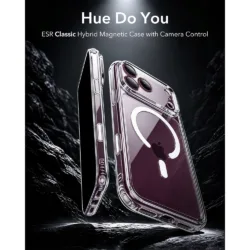 ESR รุ่น Classic Hybrid (Camera Control) - เคส iPhone 18 Pro / 17 Pro - สี Clear