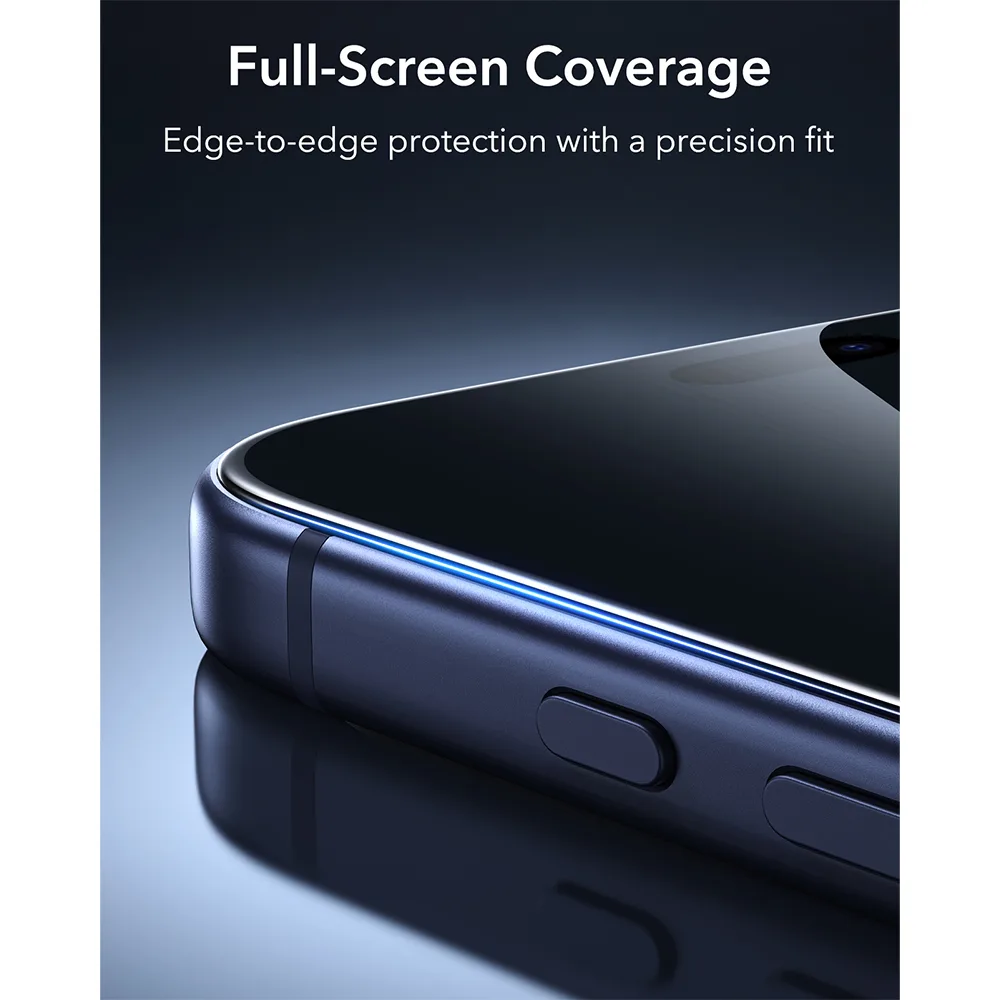 ESR รุ่น UltraFit Armorite® Screen Protector (Privacy) - ฟิล์มกระจก iPhone 18 Pro (แพ็ค 2 ชิ้น) 5 ESR รุ่น UltraFit Armorite® Screen Protector (Privacy) - ฟิล์มกระจก iPhone 18 Pro (แพ็ค 2 ชิ้น) - Image 5