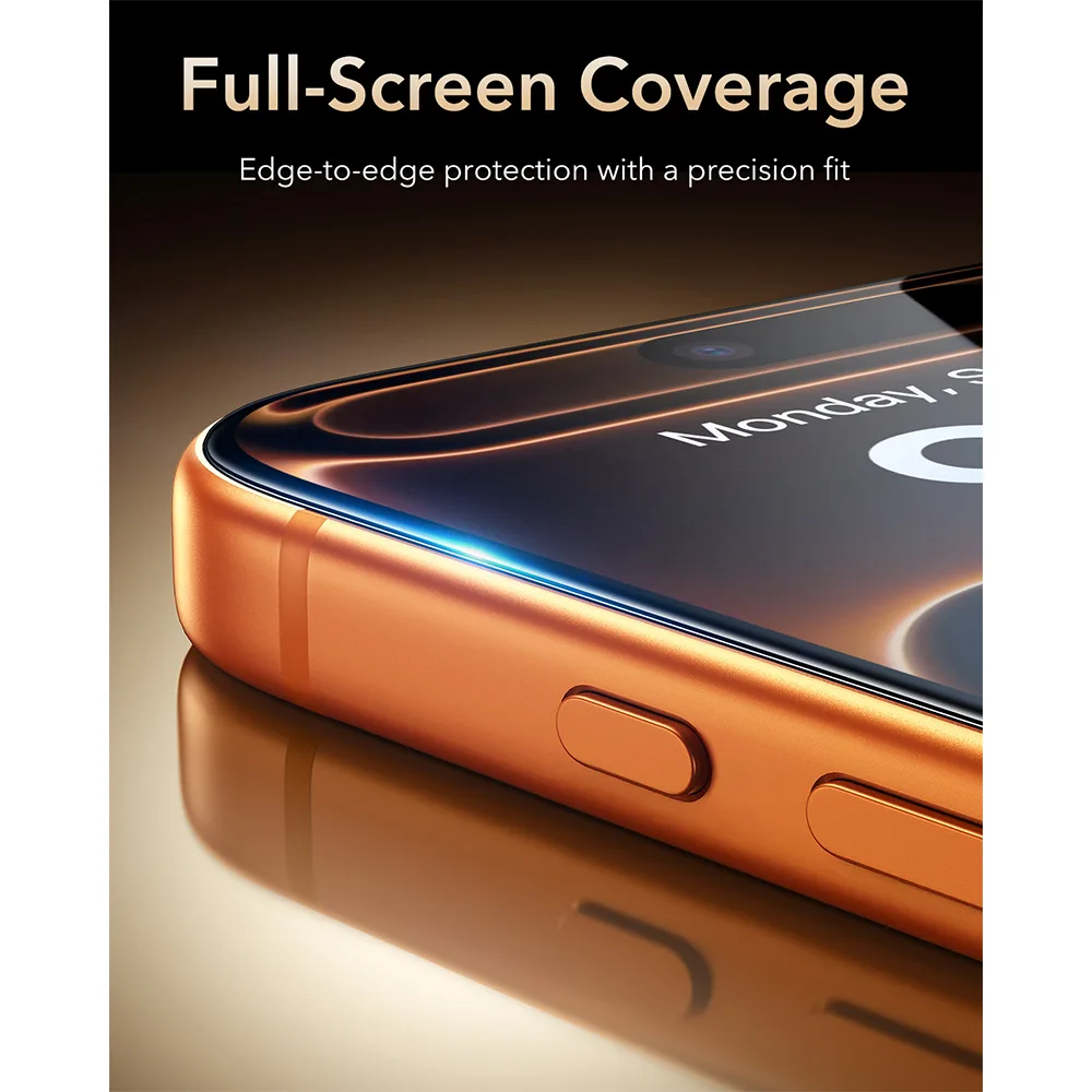 ESR รุ่น UltraFit Armorite® Pro Screen Protector - ฟิล์มกระจก iPhone 18 Pro Max 8 ESR รุ่น UltraFit Armorite® Pro Screen Protector - ฟิล์มกระจก iPhone 18 Pro Max - Image 8