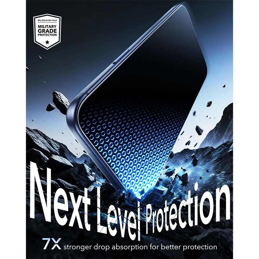 ESR รุ่น UltraFit Armorite® Screen Protector (Privacy) - ฟิล์มกระจก iPhone 18 Pro (แพ็ค 2 ชิ้น) 7 ESR รุ่น UltraFit Armorite® Screen Protector (Privacy) - ฟิล์มกระจก iPhone 18 Pro (แพ็ค 2 ชิ้น) - Image 7