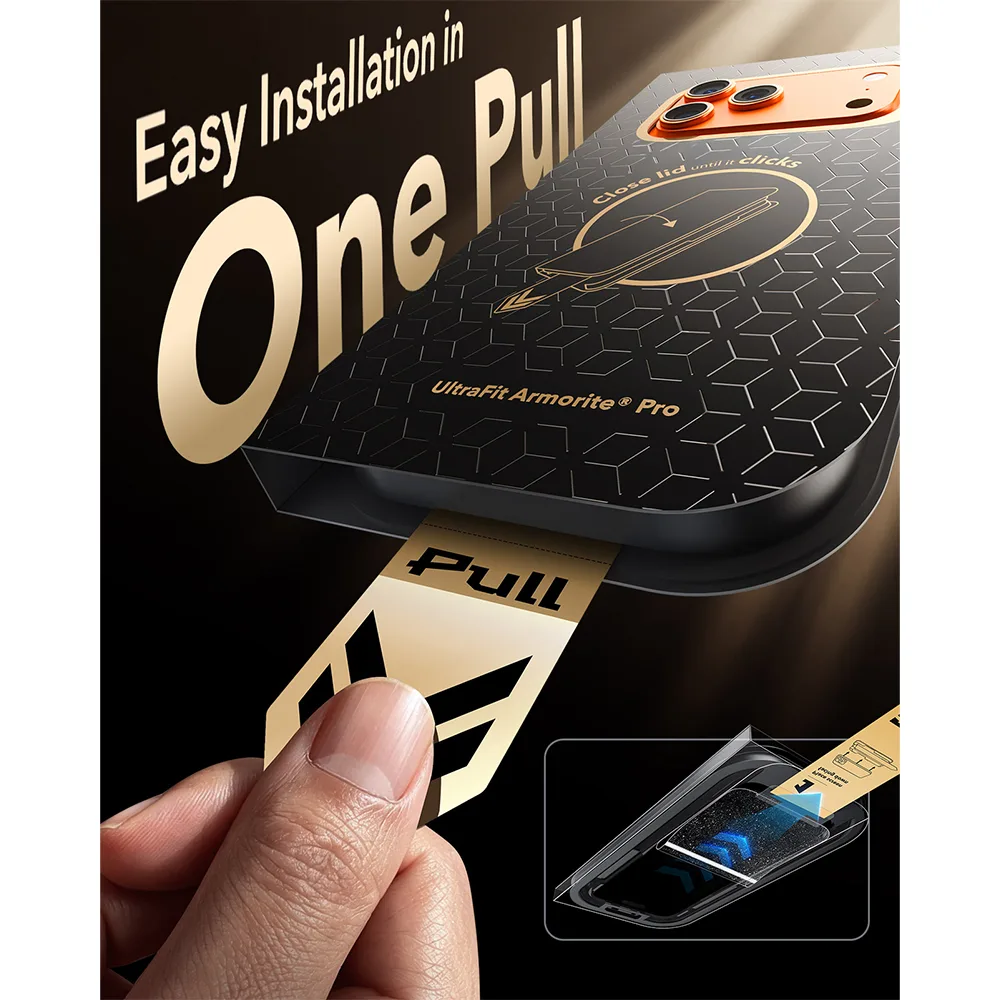 ESR รุ่น UltraFit Armorite® Pro Screen Protector - ฟิล์มกระจก iPhone 18 Pro Max 5 ESR รุ่น UltraFit Armorite® Pro Screen Protector - ฟิล์มกระจก iPhone 18 Pro Max - Image 5