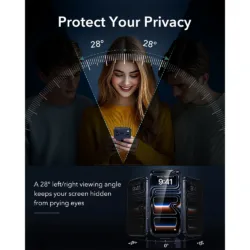 ESR รุ่น UltraFit Armorite® Screen Protector (Privacy) - ฟิล์มกระจก iPhone 18 Pro (แพ็ค 2 ชิ้น) 11 ESR รุ่น UltraFit Armorite® Screen Protector (Privacy) - ฟิล์มกระจก iPhone 18 Pro (แพ็ค 2 ชิ้น)