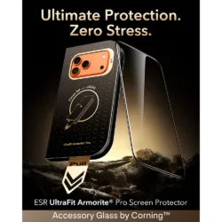 ESR รุ่น UltraFit Armorite® Pro Screen Protector - ฟิล์มกระจก iPhone 18 Pro Max 10 ESR รุ่น UltraFit Armorite® Pro Screen Protector - ฟิล์มกระจก iPhone 18 Pro Max