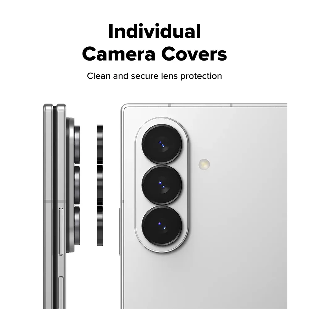 Ringke รุ่น Camera Lens Frame Glass - กระจกเลนส์กล้อง Galaxy Z Fold 8 Ultra / Fold 7 (ฟิล์ม2ชั้น) 3 Ringke รุ่น Camera Lens Frame Glass - กระจกเลนส์กล้อง Galaxy Z Fold 8 Ultra / Fold 7 (ฟิล์ม2ชั้น) - Image 3