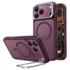 ESR รุ่น Classic Hybrid Stash Stand (Camera Control) - เคส iPhone 18 Pro Max / 17 Pro Max - สี Frosted Deep Burgundy 15 ESR รุ่น Classic Hybrid Stash Stand (Camera Control) - เคส iPhone 18 Pro Max / 17 Pro Max - สี Frosted Deep Burgundy
