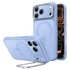 ESR รุ่น Classic Hybrid Stash Stand (Camera Control) - เคส iPhone 18 Pro Max / 17 Pro Max - สี Frosted Light Blue