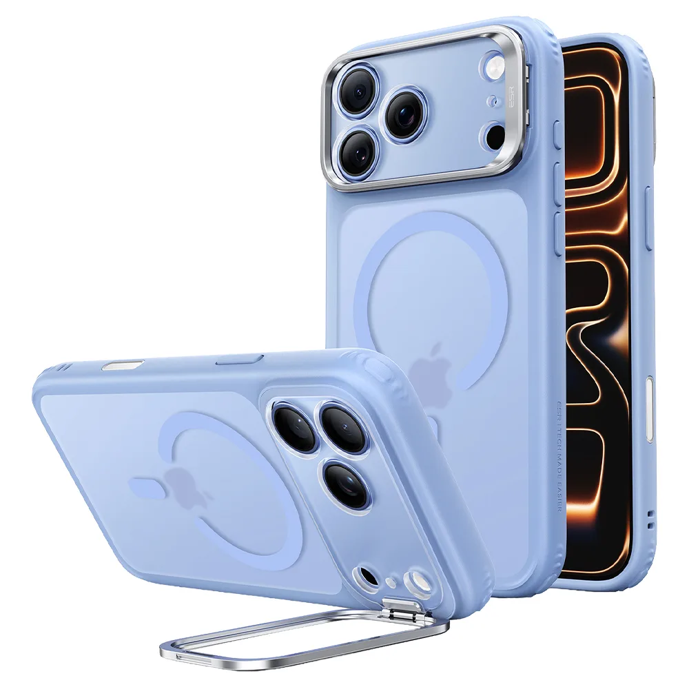 ESR รุ่น Classic Hybrid Stash Stand (Camera Control) - เคส iPhone 18 Pro Max / 17 Pro Max - สี Frosted Light Blue 1 ESR รุ่น Classic Hybrid Stash Stand (Camera Control) - เคส iPhone 18 Pro Max / 17 Pro Max - สี Frosted Light Blue