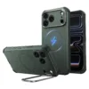 ESR รุ่น Cyber Tough Stash Stand (Camera Control) - เคส iPhone 18 Pro Max / 17 Pro Max - สี Green 18 ESR รุ่น Cyber Tough Stash Stand (Camera Control) - เคส iPhone 18 Pro Max / 17 Pro Max - สี Green