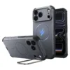 ESR รุ่น Cyber Tough Stash Stand (Camera Control) - เคส iPhone 18 Pro Max / 17 Pro Max - สี Grey 18 ESR รุ่น Cyber Tough Stash Stand (Camera Control) - เคส iPhone 18 Pro Max / 17 Pro Max - สี Grey