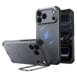 ESR รุ่น Cyber Tough Stash Stand (Camera Control) - เคส iPhone 18 Pro Max / 17 Pro Max - สี Grey