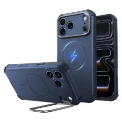 ESR รุ่น Cyber Tough Stash Stand (Camera Control) - เคส iPhone 18 Pro Max / 17 Pro Max - สี Navy Blue